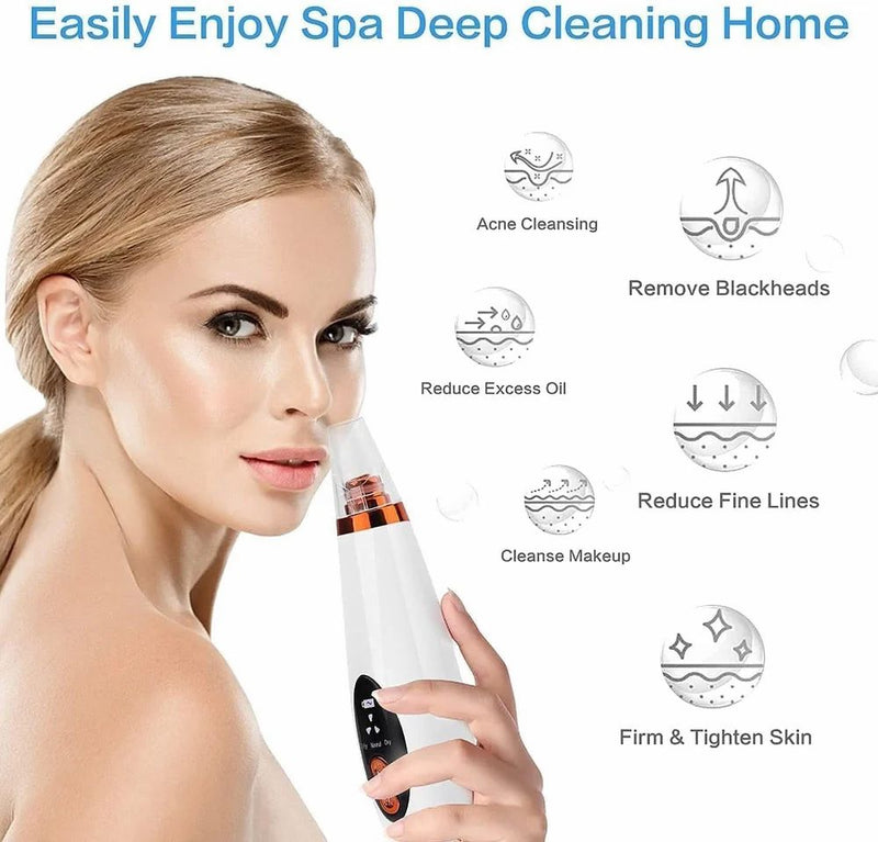 Clenz Blackhead Remover | Deep Clean ,Smooth Skin |Electric Derma suction Machine | USB Rechargeable