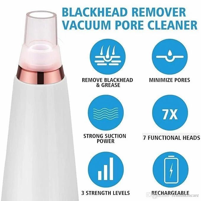 Clenz Blackhead Remover | Deep Clean ,Smooth Skin |Electric Derma suction Machine | USB Rechargeable