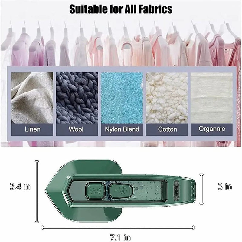 GreenEase Handheld Garment Steamer | Quick Wrinkle Fix