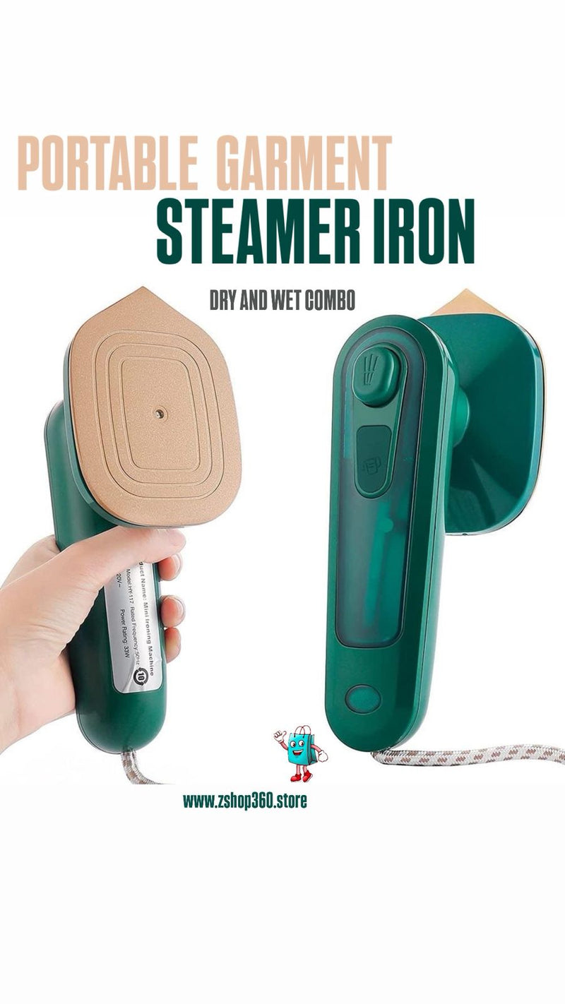 GreenEase Handheld Garment Steamer | Quick Wrinkle Fix